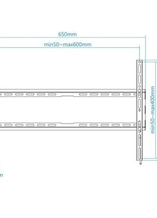 Soporte de Pared Fijo TooQ LP1080F - B para TV de 37 - 80'/ hasta 45kg - Tiensol