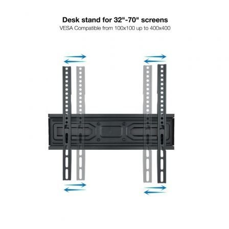 Soporte de Pared Giratorio/ Inclinable/ Nivelable TooQ LP7846TN - B para TV de 32 - 70'/ hasta 40kg - Tiensol