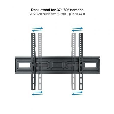 Soporte de Pared Giratorio/ Inclinable/ Nivelable TooQ LP7866TN - B para TV de 37 - 80'/ hasta 40kg - Tiensol