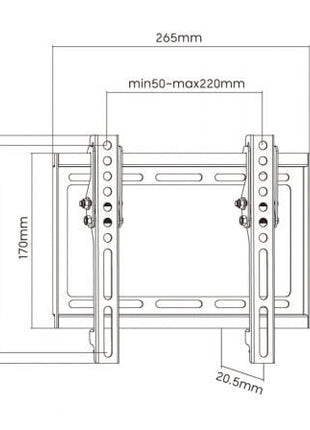 Soporte de Pared Inclinable Aisens WT42T - 159 para TV de 23 - 42'/ hasta 35kg - Tiensol