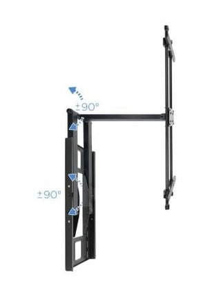 Soporte de Pared Orientable / Inclinable TooQ LP4380XL - B para TV de 43 - 80'/ hasta 50kg - Tiensol