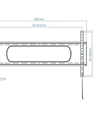 Soporte de Pared TooQ LP1090F - B para TV de 43 - 90'/ hasta 80kg - Tiensol