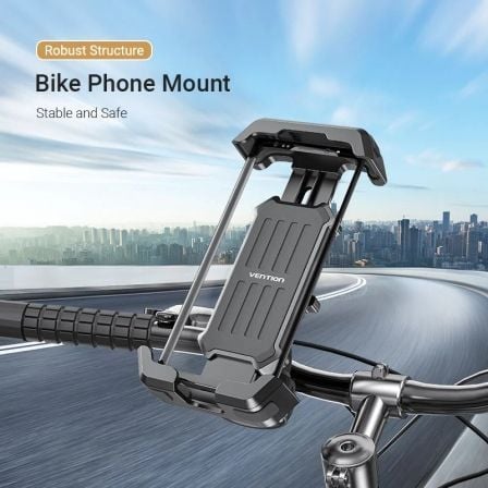 Soporte de Smartphone para Bici Vention KSFB0/ Negro - Tiensol