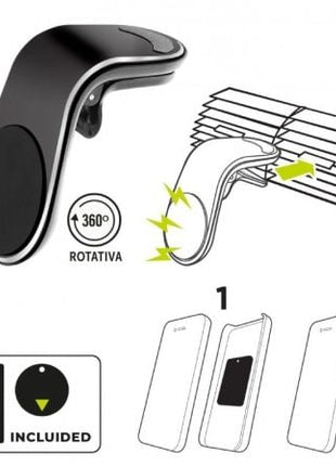 Soporte de Smartphone para Coche Muvit MCCHL0007 - Tiensol