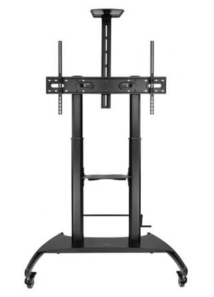 Soporte de Suelo con Ruedas Inclinable/ Nivelable TooQ FS20404HM - B para TV de 60 - 100'/ hasta 100kg - Tiensol