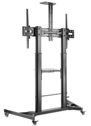 Soporte de Suelo Inclinable con Ruedas y Manivela Aisens FT100TE - 171 para TV 60 - 100'/ hasta 100kg - Tiensol