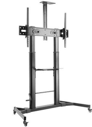 Soporte de Suelo Inclinable con Ruedas y Manivela Aisens FT100TE - 171 para TV 60 - 100'/ hasta 100kg - Tiensol