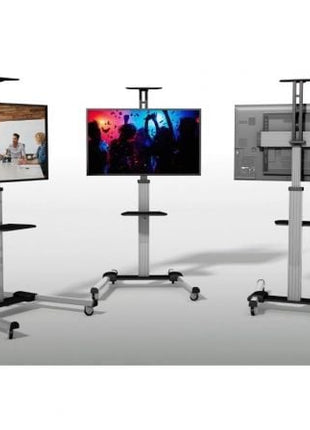 Soporte de Suelo Inclinable/ Orientable con Ruedas Fonestar STS - 4064P para TV de 37 - 70'/ hasta 50kg - Tiensol