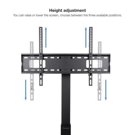 Soporte de Suelo TooQ FS2285M - B para TV de 37 - 70'/ hasta 40kg - Tiensol