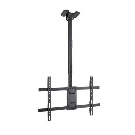 Soporte de Techo Giratorio/ Inclinable/ Nivelable TooQ LPCE1186TSLI - B para TV de 43 - 86'/ hasta 60kg - Tiensol