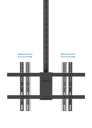 Soporte de Techo Giratorio/ Inclinable/ Nivelable TooQ LPCE1186TSLI - XL - B para TV de 43 - 86'/ hasta 60kg - Tiensol