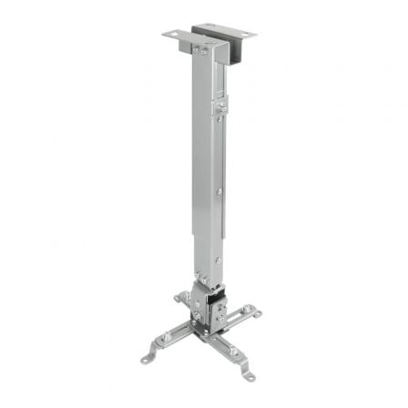 Soporte de Techo para Proyector TooQ PJ2012T - S/ Inclinable - Nivelable/ hasta 20kg - Tiensol