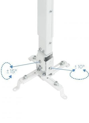 Soporte de Techo para Proyector TooQ PJ2012T - W/ Inclinable/ hasta 20kg - Tiensol