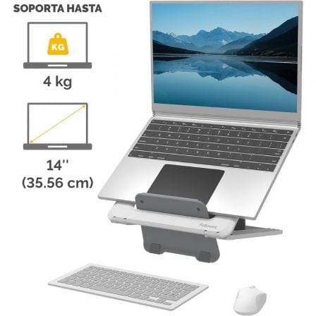 Soporte Fellowes Breyta para Portátiles hasta 14' / Blanco - Tiensol