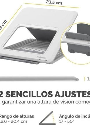 Soporte Fellowes Breyta para Portátiles hasta 14' / Blanco - Tiensol