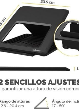 Soporte Fellowes Breyta para Portátiles hasta 14' / Negro - Tiensol