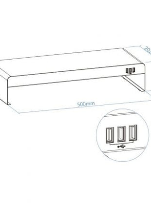 Soporte para Monitor TooQ TQMR0124/ hasta 20kg - Tiensol