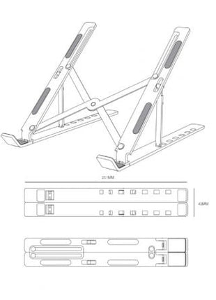 Soporte para Portátil/Tablet Aisens LPS2M - 173 hasta 15' - Tiensol