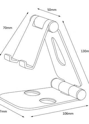 Soporte para Smartphone/Tablet Aisens MS2PXL - 092/ Plata - Tiensol