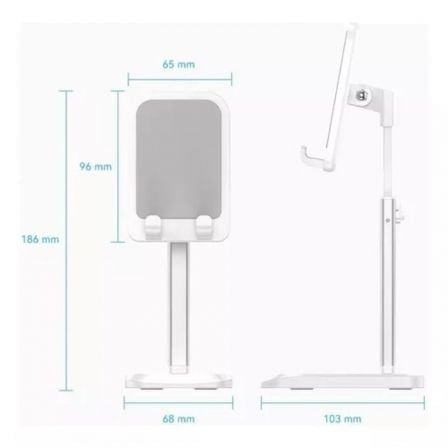 Soporte para Smartphone/Tablet Vention KCQW0/ Blanco - Tiensol