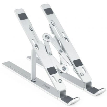 Soporte TooQ TQLRS0033 - AL para Portátiles hasta 15'/ Plata - Tiensol