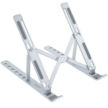 Soporte TooQ TQLRS0035 - AL para Portátil/ Tablet hasta 15'/ Plata - Tiensol