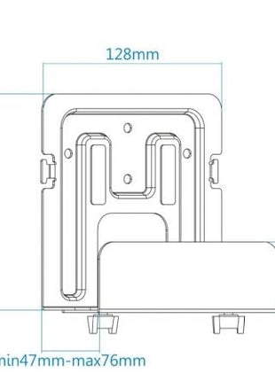 Soporte Universal TooQ TQMPM4776 para Router, MiniPC/ hasta 5kg - Tiensol