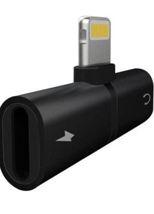 Splitter Carga y Música Myway Lightning Macho - USB Macho/ Negro - Tiensol