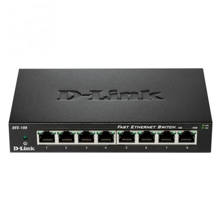 Switch D - Link DES - 108 8 Puertos/ RJ - 45 10/100 - Tiensol