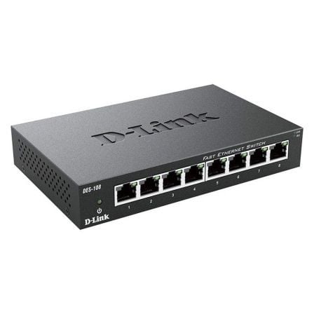 Switch D - Link DES - 108 8 Puertos/ RJ - 45 10/100 - Tiensol