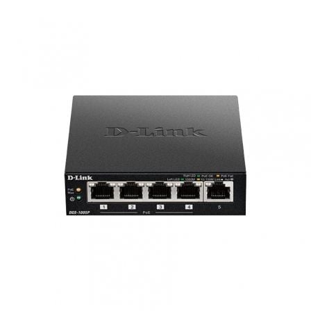 Switch D - Link DGS - 1005P 5 Puertos/ RJ - 45 10/100/1000 PoE - Tiensol