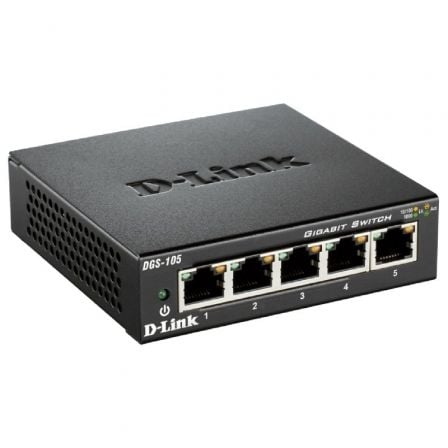 Switch D - Link DGS - 105 5 Puertos/ RJ - 45 10/100/1000 - Tiensol