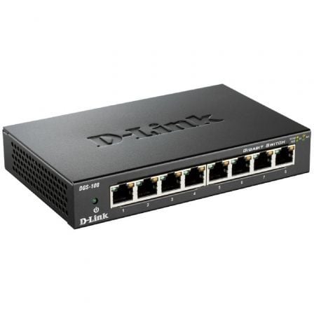 Switch D - Link DGS - 108 8 Puertos/ RJ - 45 10/100/1000 - Tiensol