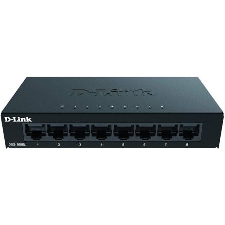 Switch D - Link DGS - 108GL 8 Puertos/ RJ - 45 10/100/1000 - Tiensol