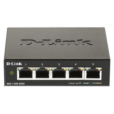 Switch D - Link DGS - 1100 - 05V2 5 Puertos/ RJ - 45 10/100/1000 - Tiensol