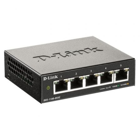 Switch D - Link DGS - 1100 - 05V2 5 Puertos/ RJ - 45 10/100/1000 - Tiensol