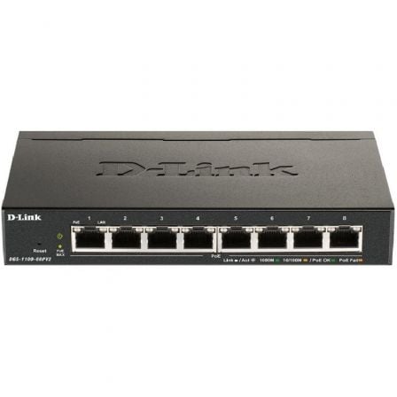 Switch D - Link DGS - 1100 - 08PV2 8 Puertos/ RJ - 45 10/100/1000 PoE - Tiensol