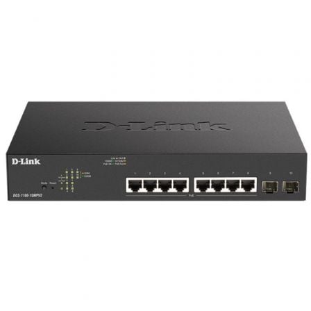 Switch D - Link DGS - 1100 - 10MPV2 10 Puertos/ RJ - 45 Gigabit 10/100/1000 PoE/ SFP - Tiensol