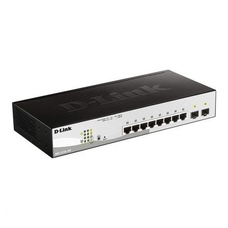 Switch D - Link DGS - 1210 - 10P 10 Puertos/ RJ - 45 Gigabit 10/100/1000 PoE/ SFP - Tiensol