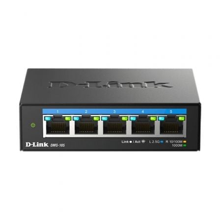 Switch D - Link DMS - 105 5 Puertos/ RJ - 45 10/100/1000 - Tiensol