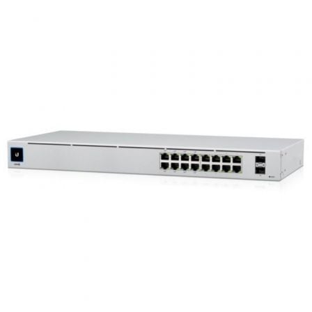 Switch Gestionable Ubiquiti USW - 16 - POE 16 Puertos/ RJ - 45 Gigabit 10/100/1000 / SFP/ PoE - Tiensol