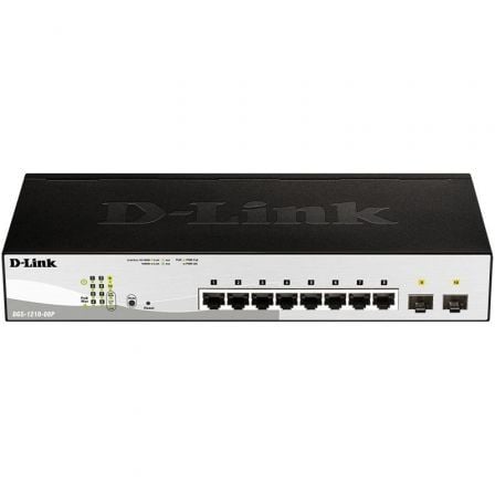 Switch Gestionado D - Link DGS - 1210 - 08P/ 8 Puertos/ RJ45 10/100/1000/ SFP/ PoE - Tiensol