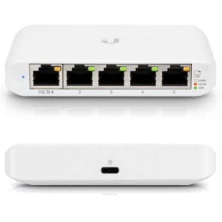 Switch Gestionado Ubiquiti USW - Flex Mini 5 Puertos/ RJ45 10/100/1000 POE - Tiensol