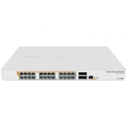 Switch Mikrotik CRS328 - 24P - 4S+RM/ 28 Puertos/ RJ45 10/100/1000/ SFP/ PoE - Tiensol