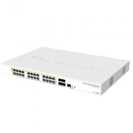 Switch Mikrotik CRS328 - 24P - 4S+RM/ 28 Puertos/ RJ45 10/100/1000/ SFP/ PoE - Tiensol