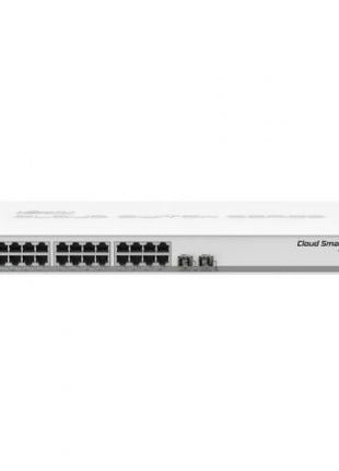 Switch Mikrotik CSS326 - 24G - 2S+RM 26 Puertos/ RJ45 10/100/1000/ SFP/ PoE IN - Tiensol