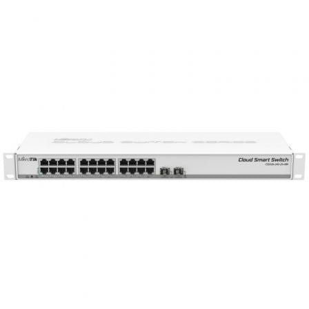 Switch Mikrotik CSS326 - 24G - 2S+RM 26 Puertos/ RJ45 10/100/1000/ SFP/ PoE IN - Tiensol