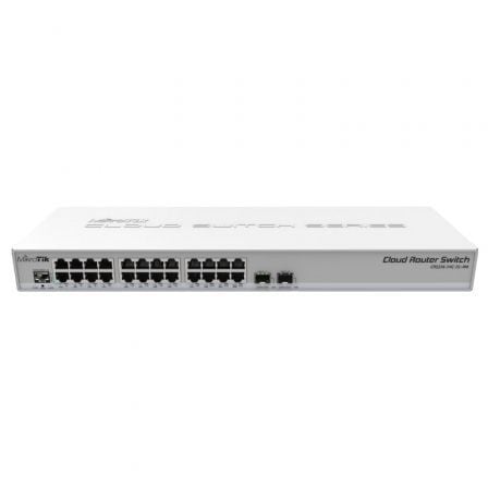 Switch Router Mikrotik CRS326 - 24G - 2S+RM 26 Puertos/ RJ45 10/100/100/ SFP/ PoE - Tiensol