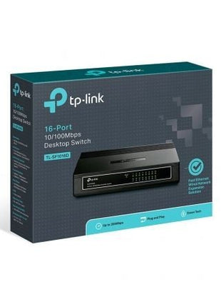 Switch TP - Link 16P 16 Puertos/ RJ - 45 10/100 - Tiensol