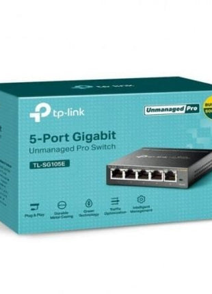 Switch TP - Link Easy Smart TL - SG105E 5 Puertos/ RJ - 45 10/100/1000 - Tiensol